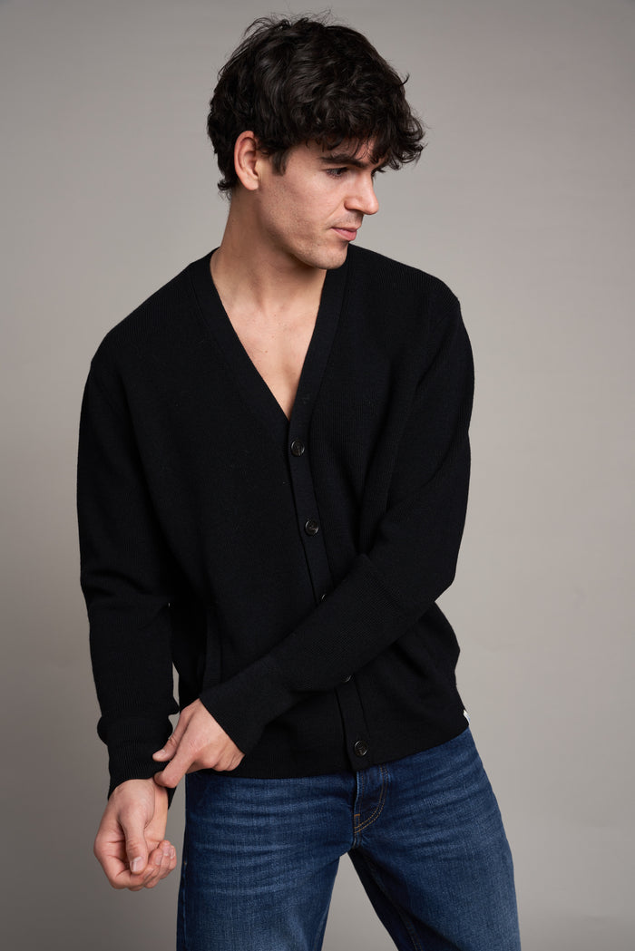 Cardigan da uomo Good Basics Merz b. Schwanen | M11 Shop