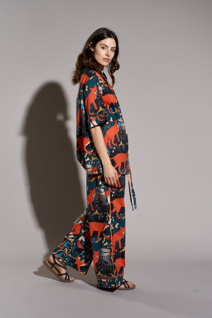 Midnight Party Organic Cotton Pajamas Karen Mabon | M11 Shop