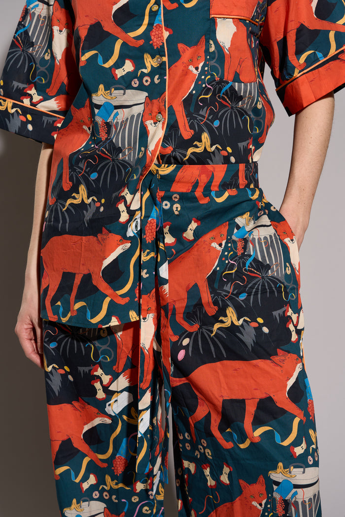 Midnight Party Organic Cotton Pajamas Karen Mabon | M11 Shop