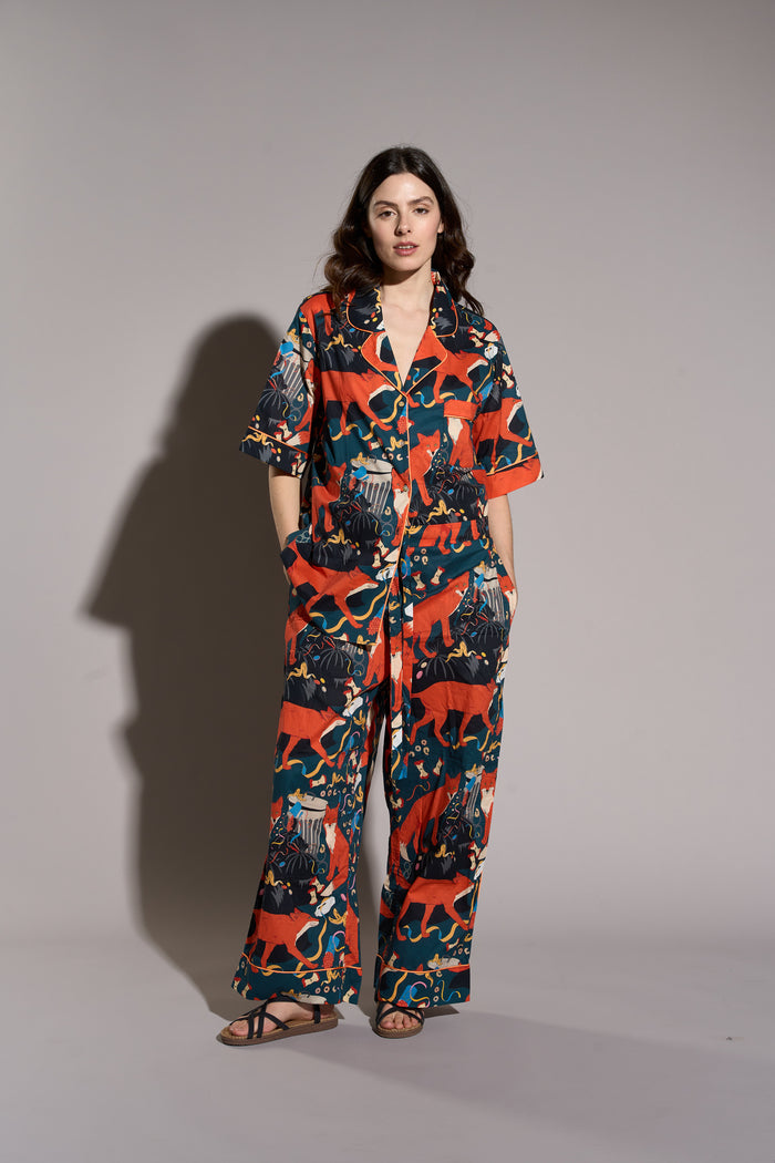 Midnight Party Organic Cotton Pajamas Karen Mabon | M11 Shop
