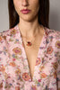 Exotic Flowers And Flora Necklace In Faceted Glass Mysterieuse Les Nereides Collection | M11 Shop