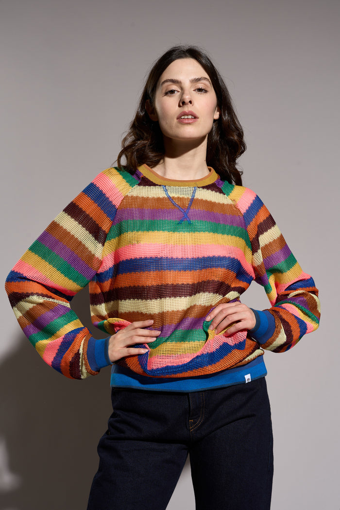 Felpa a righe multicolor Limited Edition M11Shop | M11 Shop