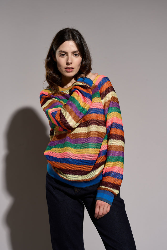 Felpa a righe multicolor Limited Edition M11Shop | M11 Shop