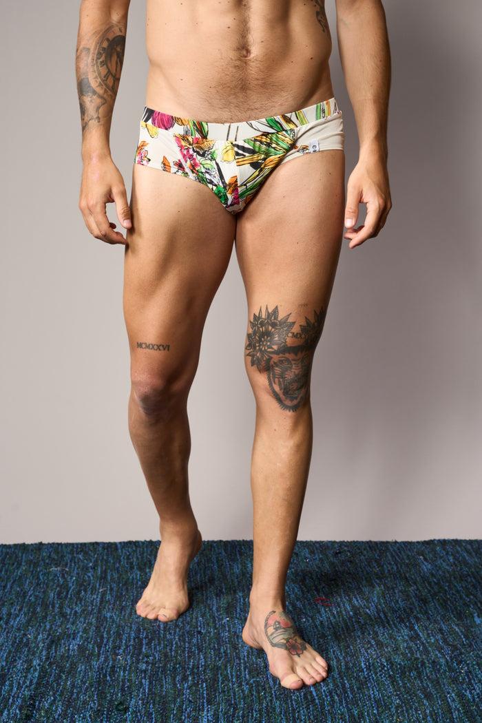 Slip vita bassa in lycra stampata M11Shop | M11 Shop