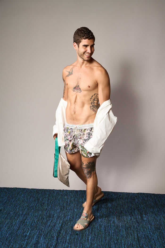 Merz b. cotton poplin shirt Schwanen | M11 Shop