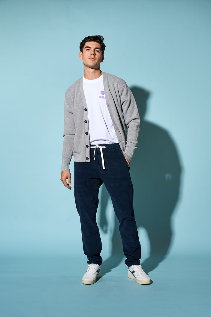 Good Basics men's cardigan Merz b. Schwanen | M11 Shop