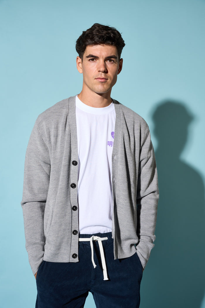 Good Basics men's cardigan Merz b. Schwanen | M11 Shop