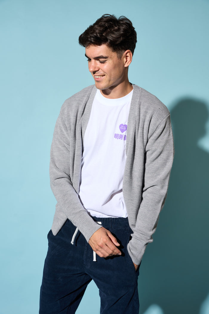 Good Basics men's cardigan Merz b. Schwanen | M11 Shop