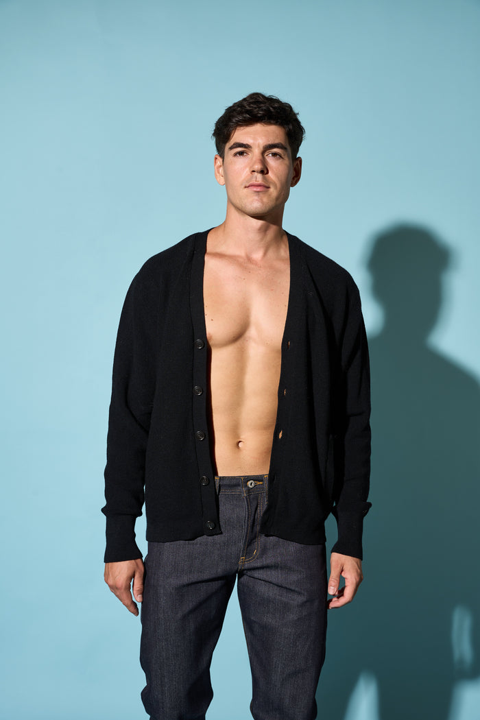 Cardigan da uomo Good Basics Merz b. Schwanen | M11 Shop