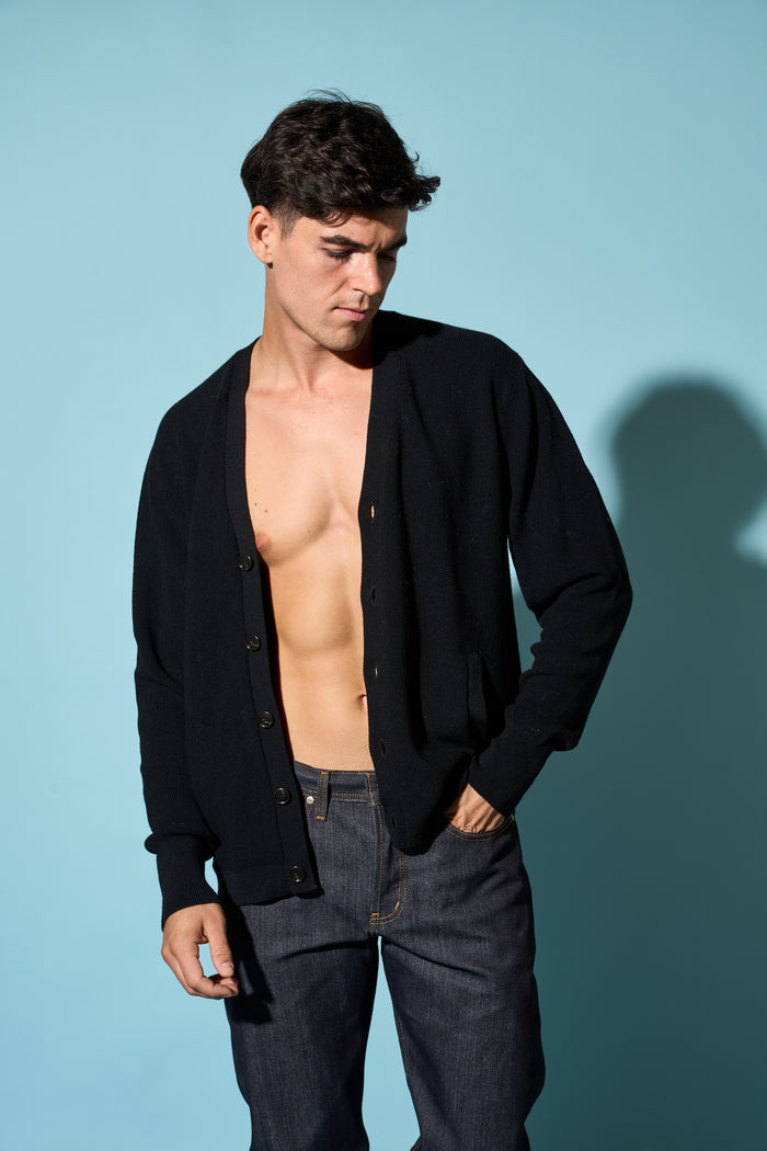 Cardigan da uomo Good Basics Merz b. Schwanen | M11 Shop