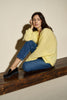 Maglione Costanza con scollo a V in mohair Colorine | M11 Shop