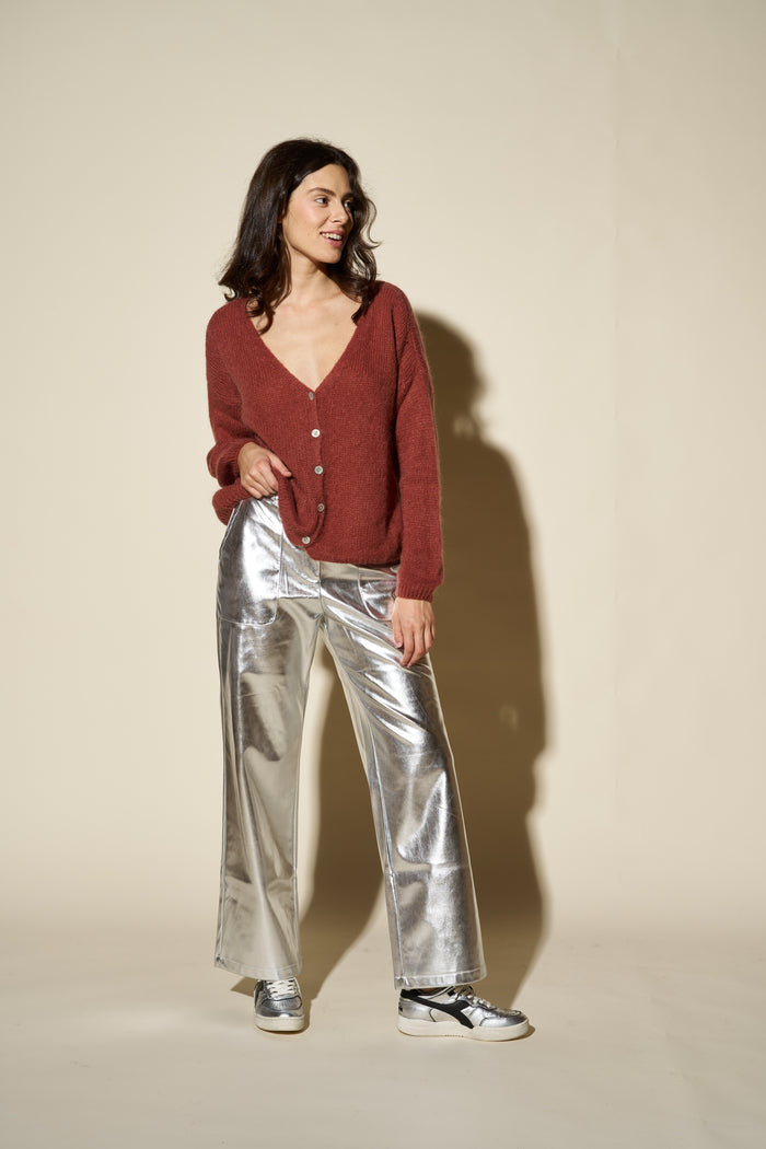 Cardigan Melinda corto con bottoni Colorine | M11 Shop