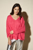 Maglione Costanza con scollo a V in mohair Colorine | M11 Shop