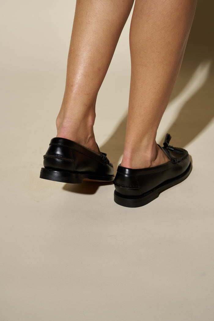 Mocassini neri donna Classic Dan Multi Tassel Sebago | M11 Shop