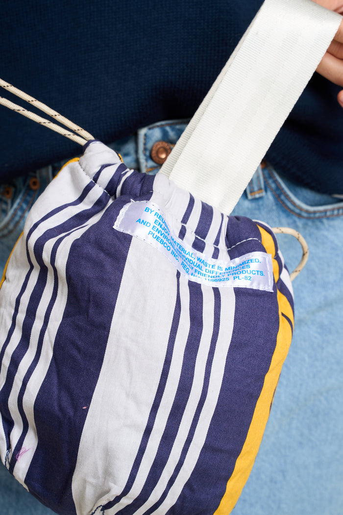 Secchiello a righe in tessuto reciclato Puebco | M11 Shop