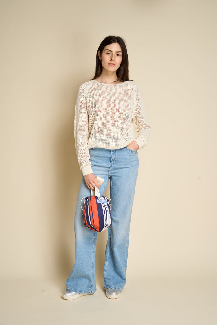 Secchiello a righe in tessuto reciclato Puebco | M11 Shop