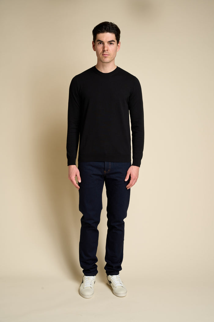 100% Cotton Masq Long Sleeve Crewneck | M11 Shop