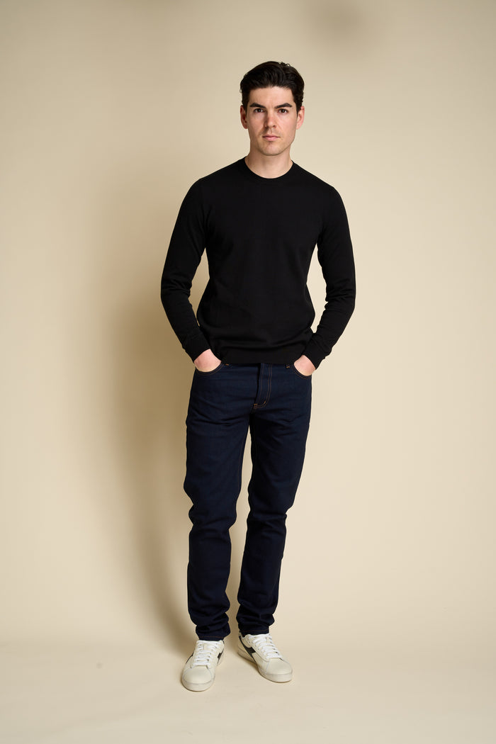 100% Cotton Masq Long Sleeve Crewneck | M11 Shop