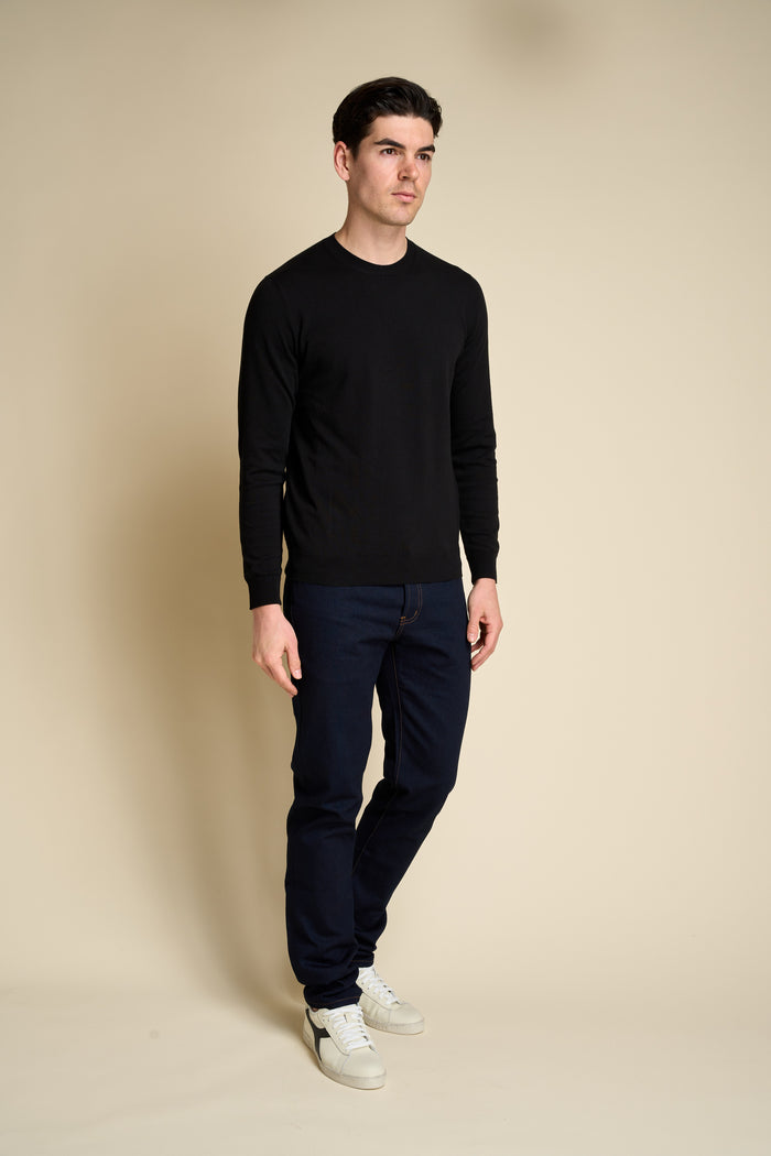 100% Cotton Masq Long Sleeve Crewneck | M11 Shop