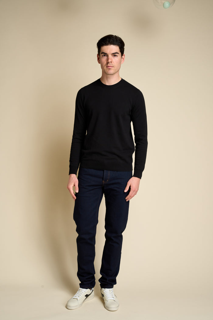 100% Cotton Masq Long Sleeve Crewneck | M11 Shop