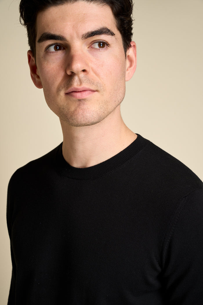 100% Cotton Masq Long Sleeve Crewneck | M11 Shop