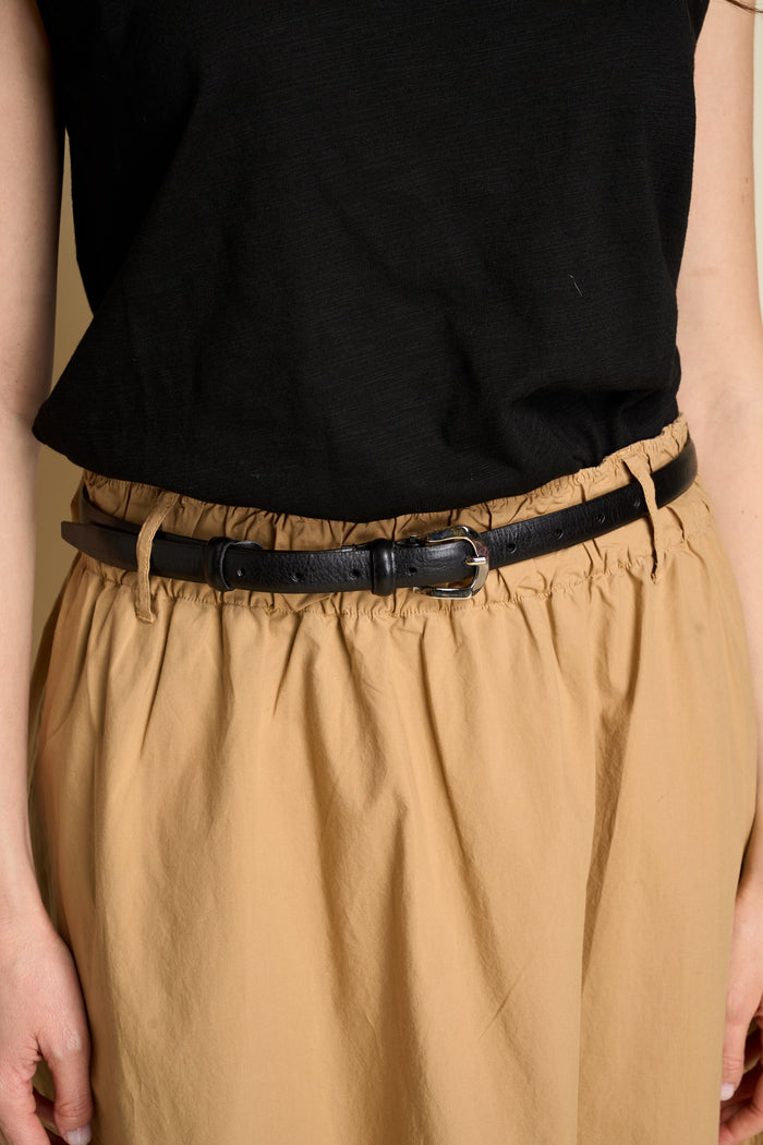 Gonna in popeline di cotone dal taglio morbido Merz b. Schwanen | M11 Shop