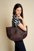 Borsa grande in pelle intrecciata Palme | M11 Shop