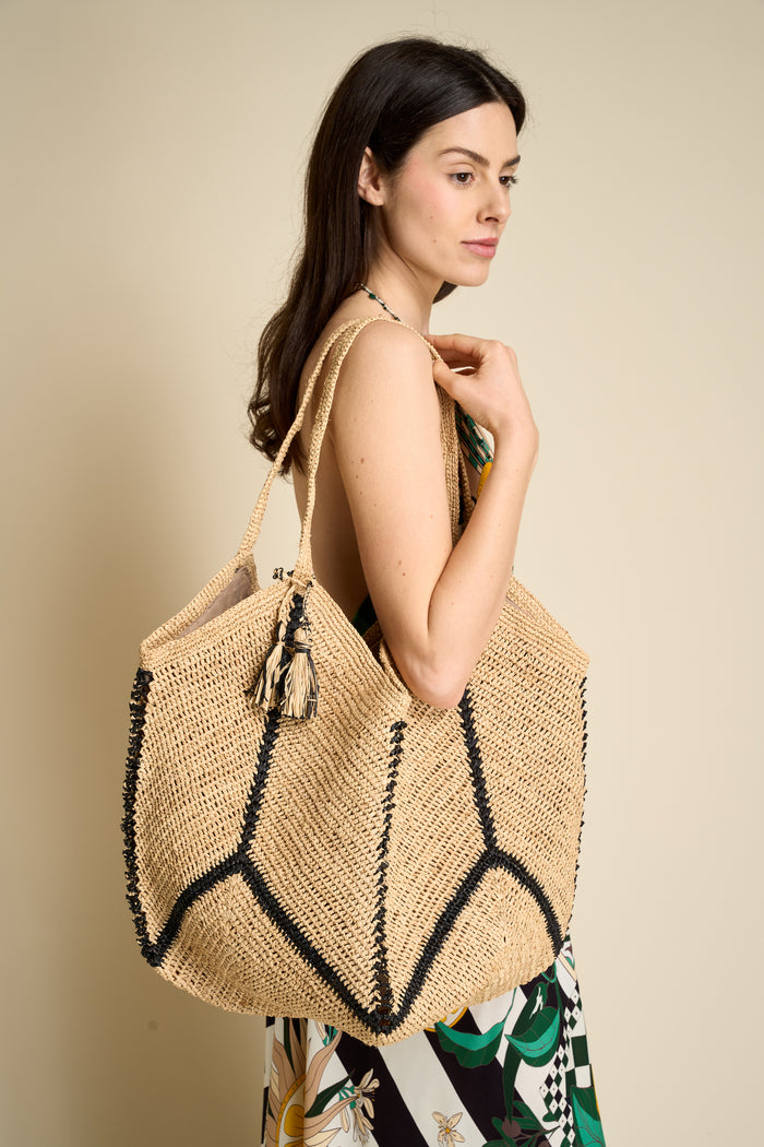 Borsa in rafia Diana Ilyoucha | M11 Shop