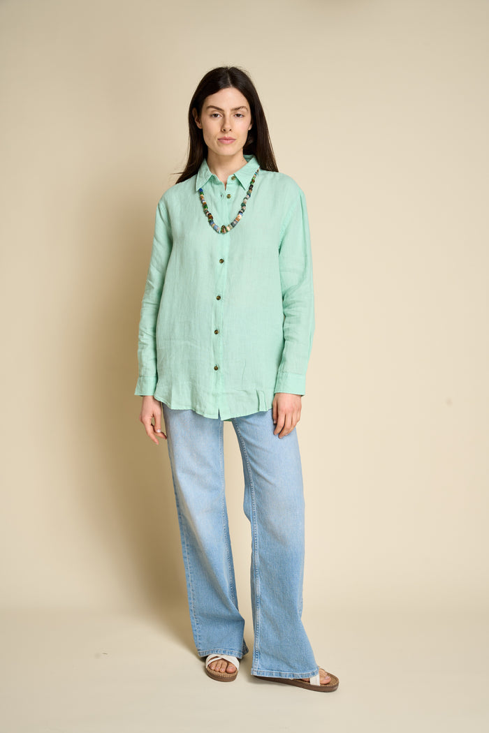 Camicia in lino Boyfriend Superdry | M11 Shop