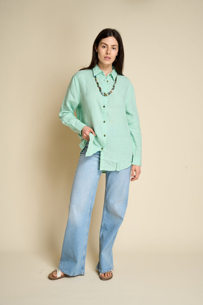 Camicia in lino Boyfriend Superdry | M11 Shop