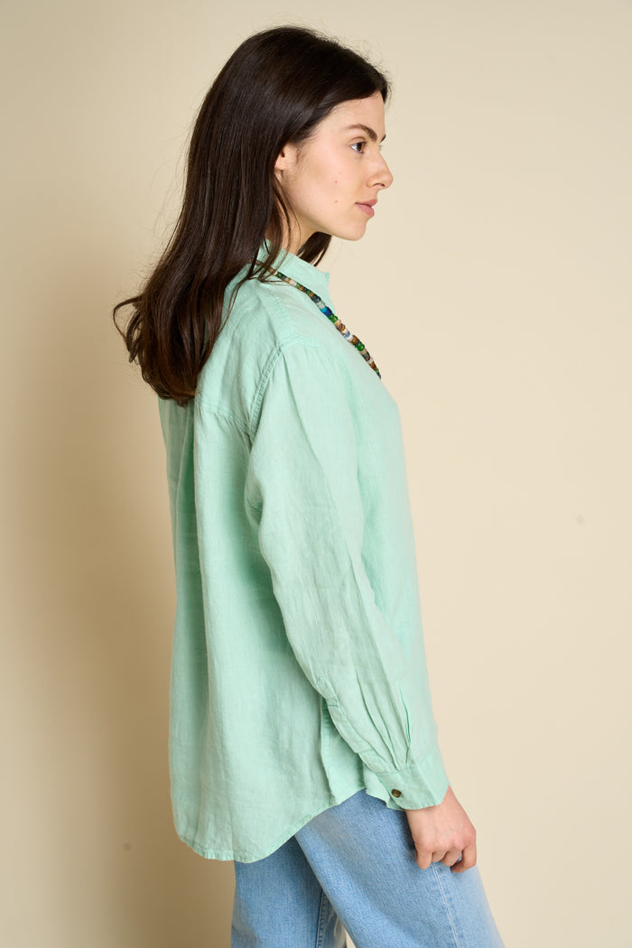 Camicia in lino Boyfriend Superdry | M11 Shop