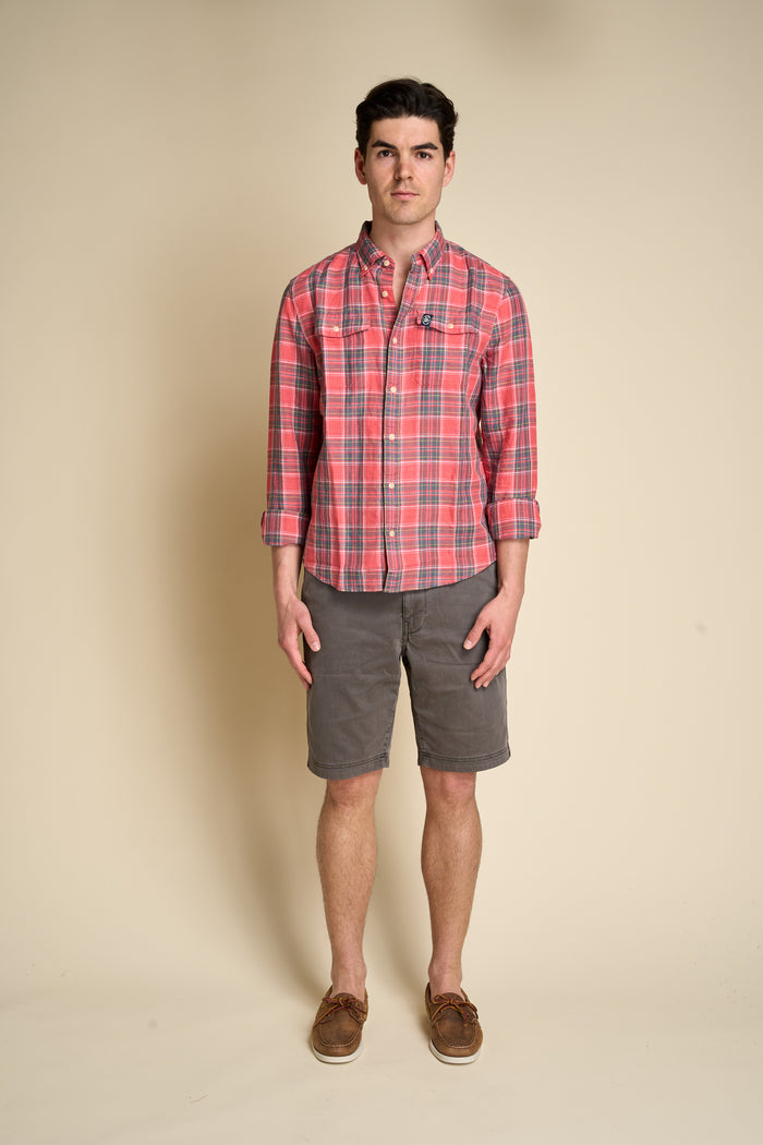 Superdry Linen Check Shirt | M11 Shop