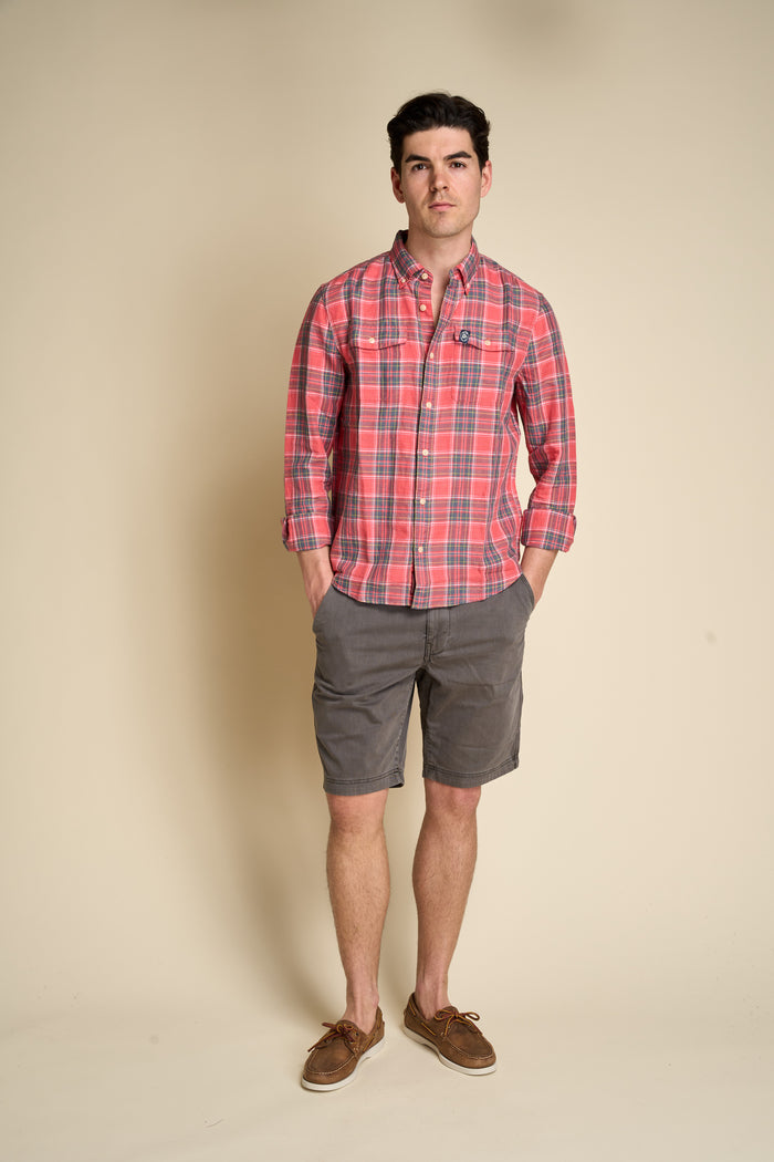 Superdry Linen Check Shirt | M11 Shop