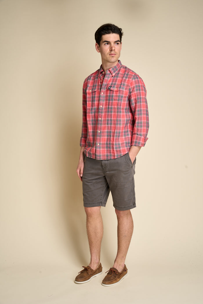Superdry Linen Check Shirt | M11 Shop