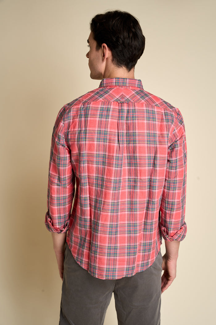 Superdry Linen Check Shirt | M11 Shop