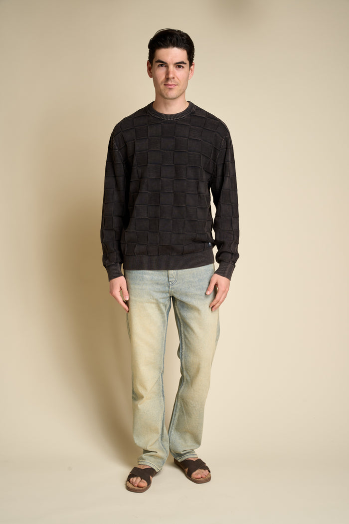 Maglia a girocollo motivo a quadri Acid Check Vans | M11 Shop