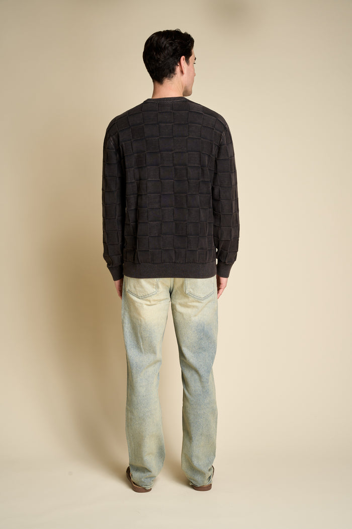 Maglia a girocollo motivo a quadri Acid Check Vans | M11 Shop