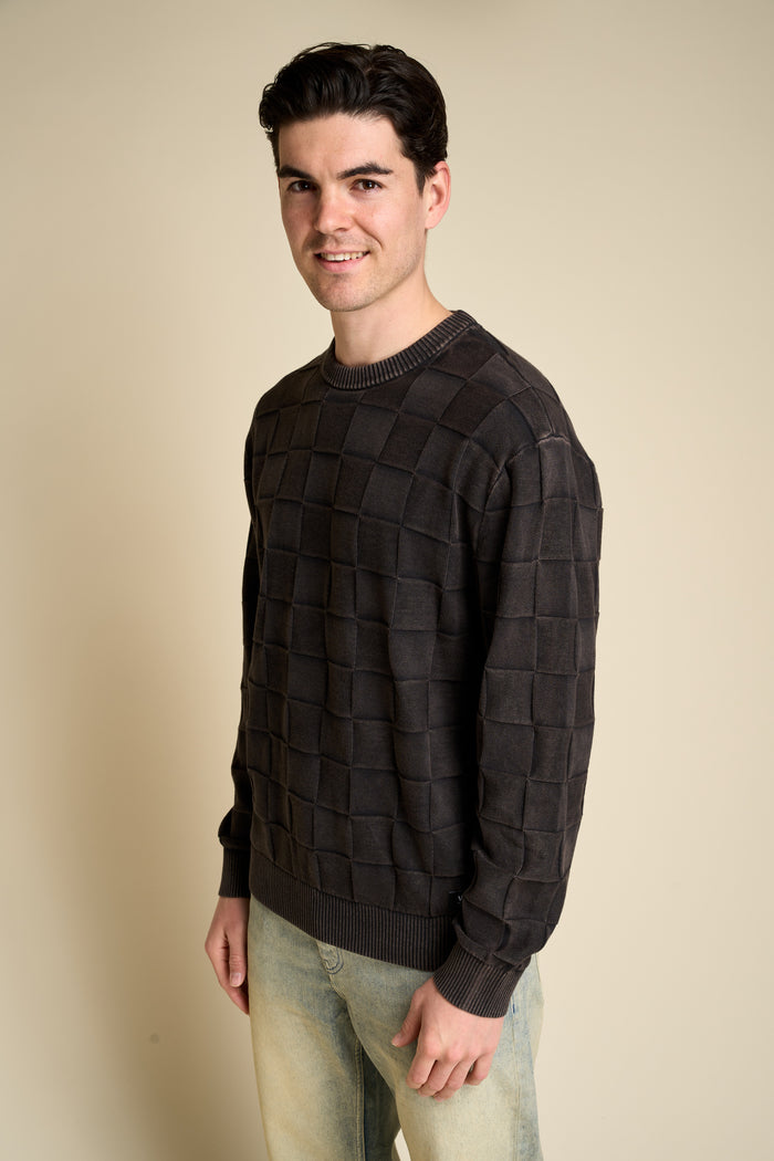 Maglia a girocollo motivo a quadri Acid Check Vans | M11 Shop