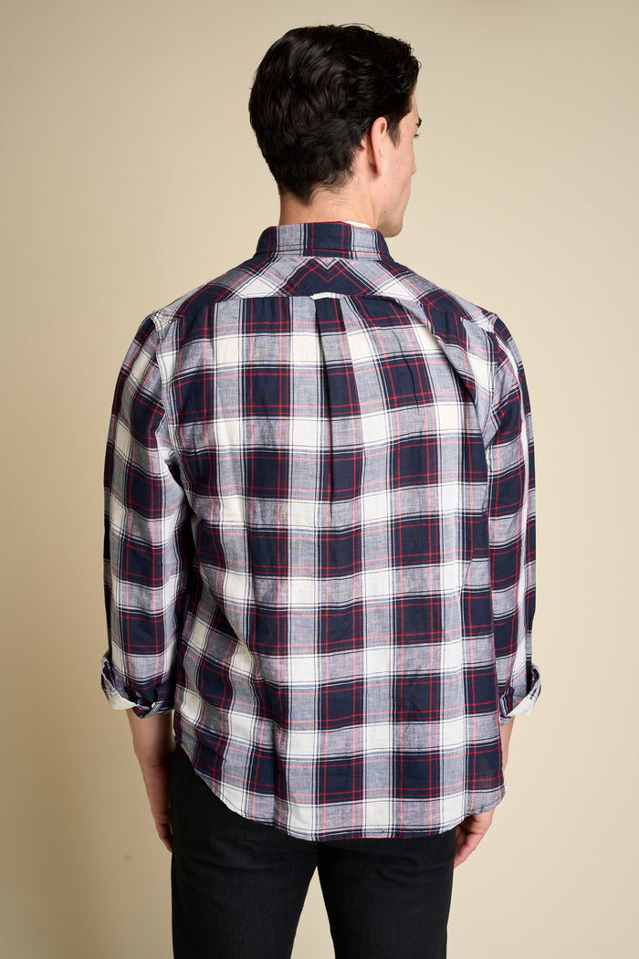 Superdry Linen Check Shirt | M11 Shop