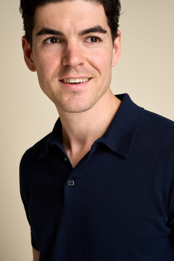 Masq 100% cotton short sleeve polo with buttons | M11 Shop