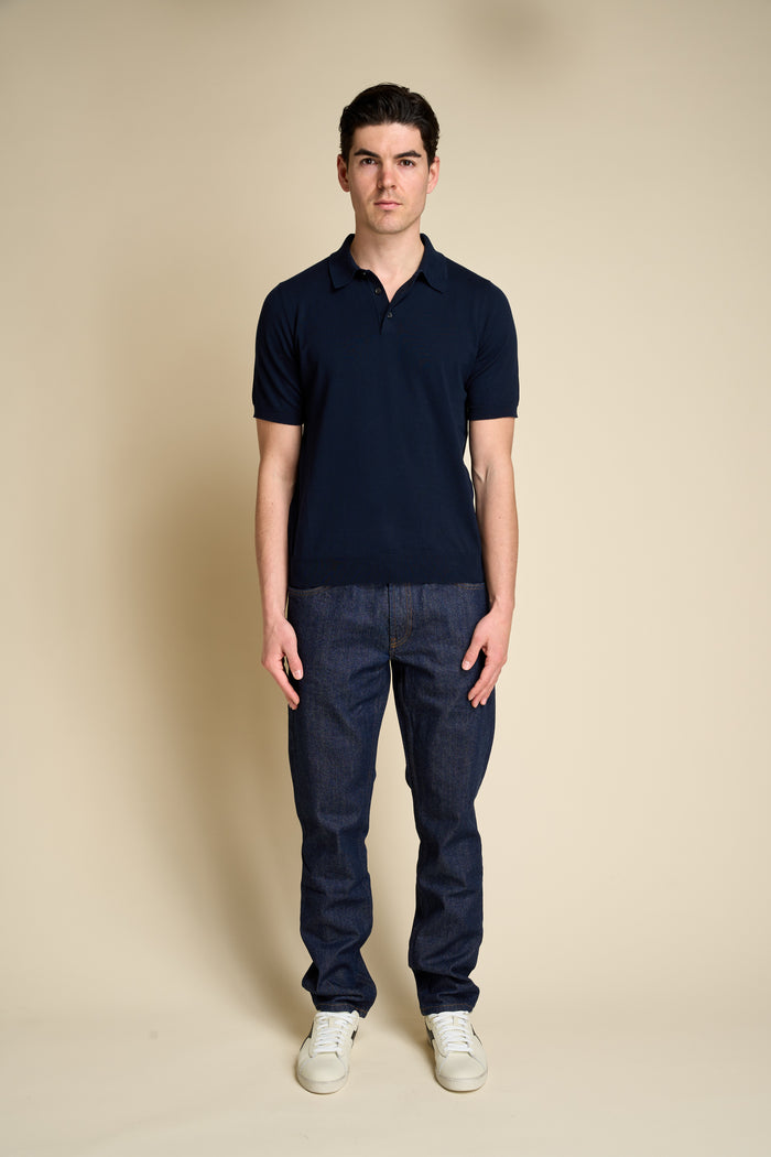 Masq 100% cotton short sleeve polo with buttons | M11 Shop