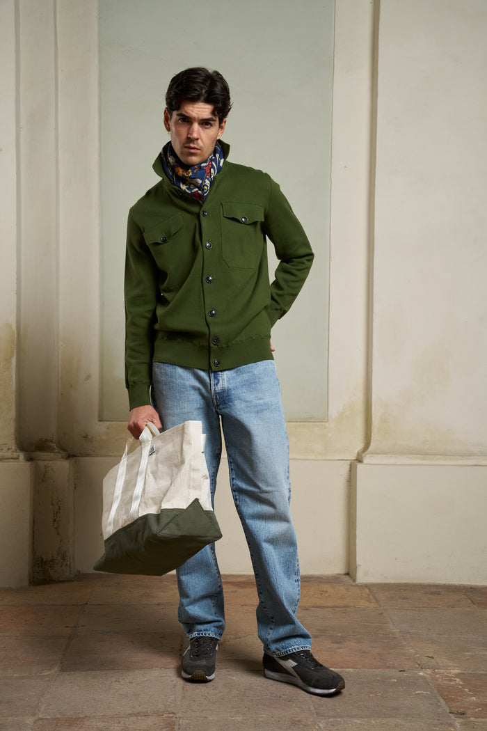 Giacca camicia a maniche lunghe 100% cotone Masq | M11 Shop