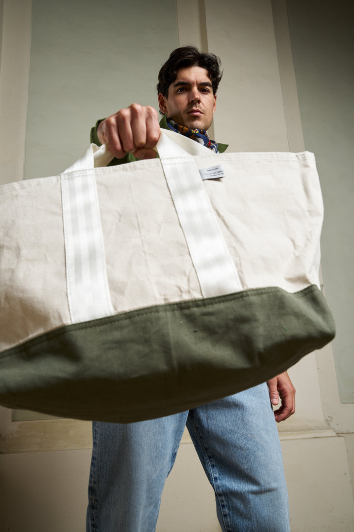 Borsa grande in cotone laminato Puebco | M11 Shop