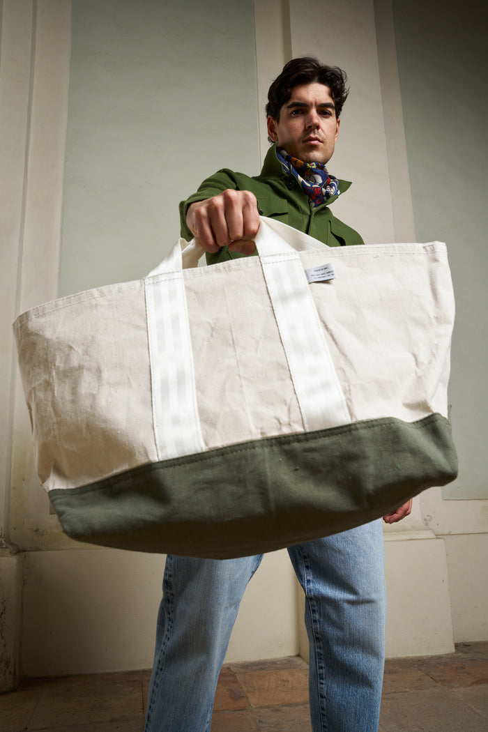 Borsa grande in cotone laminato Puebco | M11 Shop