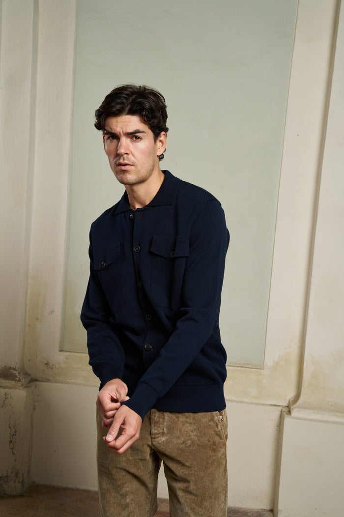 Giacca camicia a maniche lunghe 100% cotone Masq | M11 Shop