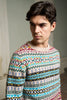 Jacquard In The Box Crew Neck Sweater | M11 Shop