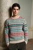 Jacquard In The Box Crew Neck Sweater | M11 Shop