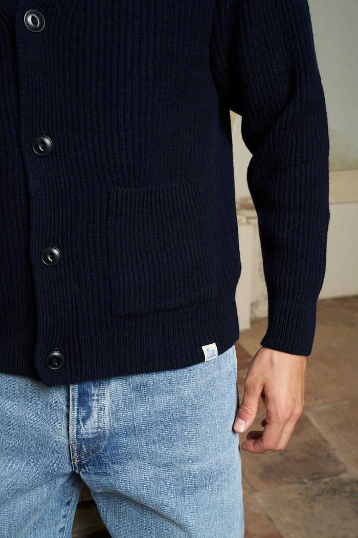 Cardigan in lana merino misto cashmere Merz b. Schwanen | M11 Shop