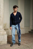 Merino wool and cashmere blend cardigan Merz b. Schwanen | M11 Shop