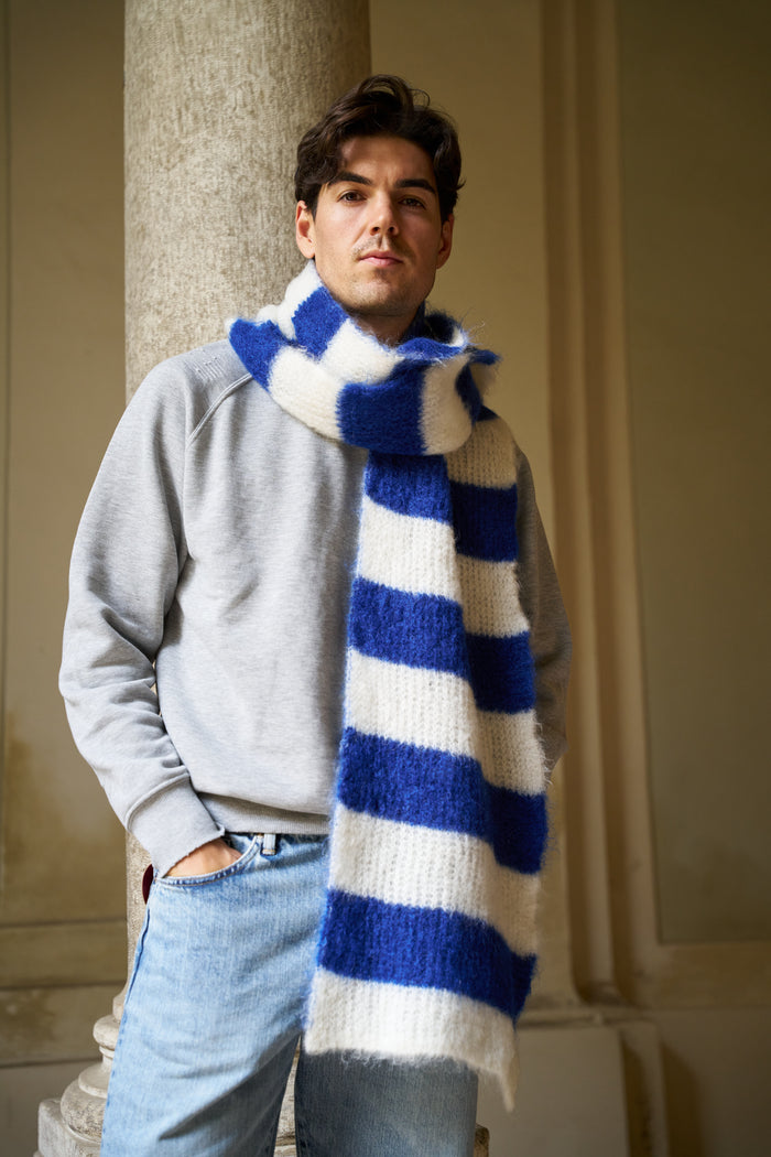 Elodie Les Tricot d'O striped scarf | M11 Shop